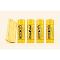 Synthetic Chamois Cloth for Cleaning Car & Bikes | Super Absorbent | Drying Car Reusable Shammy Towel, Multifunctional, Dry & Wet for Glass, Furniture - (Yellow, 66x43) (4, Large)