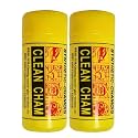 Premium Large - Synthetic Chamois Cloth for Cleaning Car & Bikes | Super Absorbent | Drying Car Reusable Shammy Towel, Multifunctional, Dry & Wet for Glass, Furniture - (Yellow, 65x42) 2