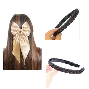synthetic hair braided hair band 2 plaited headband for women amp girls fashion hair accessory