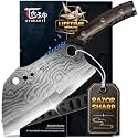 SYOKAMI Meat Cleaver Chef Knife with Sheath, 7.7 Inch Butcher Knife