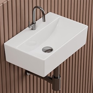 syon premium ceramic table top amp wall mount wash basin  wall hung wash basin  wall mounted bathroom sink for home restaurent145x10 inch glossy white