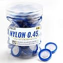 Syringe Filters Nylon 25 mm 0.45 um Non Sterile 50/pk by KS-Tek