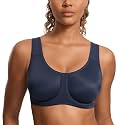 SYROKAN Women's Max Control Underwire Sports Bra