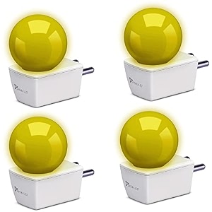 syska avastar nlp 05w b22 base plug amp play led bulb for night lamphallblaconydecoration yellow 4