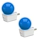 SYSKA Avastar NLP 0.5W B22 Base Plug &amp; Play LED Bulb for Night Lamp,Hall,Blacony,Decoration (Pack of 2) (Blue Color)