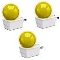 Syska Avastar NLP 0.5W B22 Base Plug & Play LED Bulb for Night Lamp,Hall,Balcony,Decoration (Pack of 3) (Yellow Color)