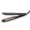 Syska HCM100 SalonFinish Hair Crimper With Cermaic Coating, Wide Plate & PTC Heating Technology (Black)