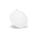 SYSKA Polycarbonate & Die Cast Aluminium Ssk-Rdl-R-12W Round Led Slim Recessed Panel Light (White)