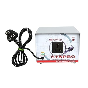 syspro ranger 220v to 110v voltage converter step down converter 1000w for us appliances used in india step down transformer for americancanada products like oxygen concentrator