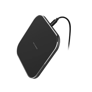 systene wireless charger 15w qi fast wireless charging pad usb a to c cable compatible with all wireless compatible smartphones amp earbuds compatible for iphone 16151413 series-black