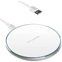 SYSTENE 15W Wireless Charger Fast Charging Pad PD Qi-Certified Type C Cable Compatible for iPhone 15/15 Plus/15 Pro/15 Pro Max, iPhone 14/14 Plus/14 Pro/Max, iPhone 13/12/11 Series- White