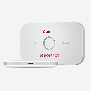 systene 4g lte wireless dongle compatible with airtel sim network support  single band plug amp play data card stick  150mbps wifi hotspot  2200mah rechargeable battery white
