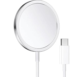 systene compatible for magsafe wireless charger for iphone 161515 pro15 plus15 pro max 15w fast charging compatible with iphone 15141312 seriesampairpods 32pro 2pro 1-year warrantywhite