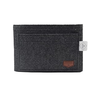women felt purse organizer insert for ladies handbag tote hobo bag storage amp purse divider multiple storage compartment - dark grey114x59x71 inch large