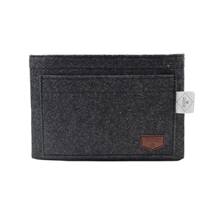 women felt purse organizer insert for ladies handbag tote hobo bag storage amp purse divider multiple storage compartment - dark grey885x45x55 inch small