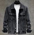 SZN Men Solid Denim Jacket