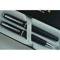 A.T. Cross Cross Matte Black Selectip Gel Ink Medium Point Calais Rollerball Pen and Ballpoint Pen Luxury gift Set