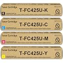 T-FC425U Toner Cartridge 4-Pack T-FC425U-K T-FC425U-C T-FC425U-M T-FC425U-Y