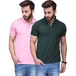T.N.X Mens Regular Fit Polos Pack of