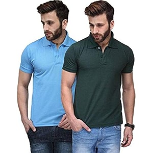 T.N.X Mens Regular Fit Polos Pack of