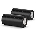 GGR Supplies EL-766AW Black General Purpose Electrical Tape, 2 Inch x 66 Feet, 7 Mil PVC, UL/CSA Listed Core, 600V Flame-Retardant Insulation for Wire Splicing, Bundling &amp; Color Coding, Pack of 10