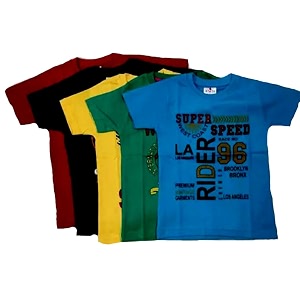 t Shirt for Boys Printed Cotton Half