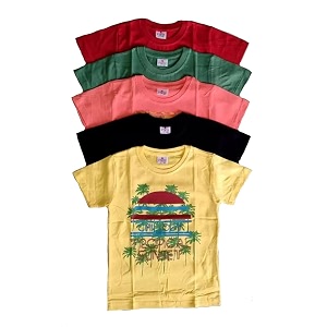 t Shirt for Boys Printed Cotton Half