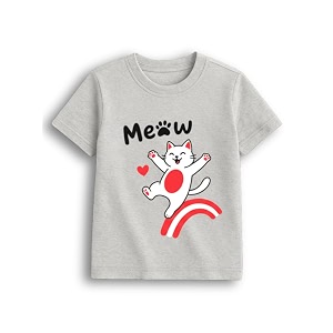 T Shirt Cute Meow Cat