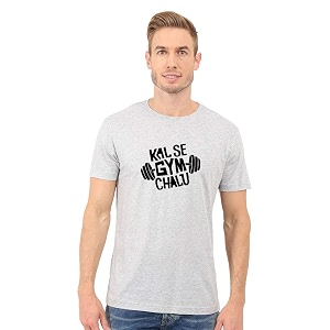 T-Shirt for Men KAL SE Gym CHALU