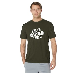 T-Shirt for Men KAL SE Gym CHALU