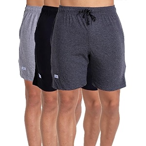 t t cotton blend shorts for men  regular fit  elasticated amp zipper  2 sided pockets amp 1 back pocket  solid  above knee length bermuda short  ideal for casual outings