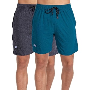 t t cotton blend shorts for men  regular fit  elasticated amp zipper  2 sided pockets amp 1 back pocket  solid  above knee length bermuda short  ideal for casual outings