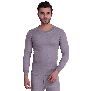 t t mens skin slim fit solid titanic thermal top