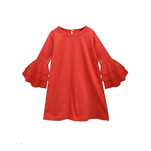 A.T.U.N Girls Cotton a-line Mini Dress GDRS