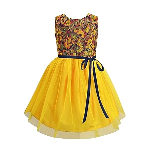 atun all things uber nice girls embroidered sleeveless party dress  knee length stylish party dress