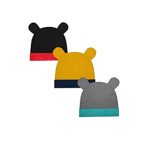 atun all things uber nice unisex kids cotton teddy cap for baby boys and girls 3 piece set