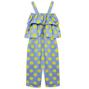 atun all things uber nice girls long length striped cotton jumpsuit  one piece dress