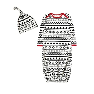 atun all things uber nice kid39s cotton checkered full length gown with knot hat set