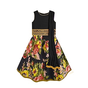 atun all things uber nice girl39s polyester readymade printed lehenga choli set  ethnic wear clothing set for festival occasions