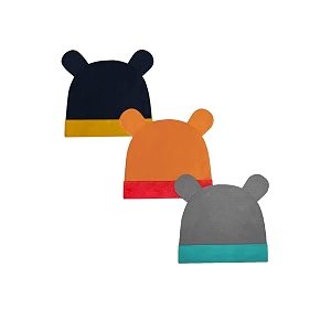 atun all things uber nice unisex kids cotton teddy cap for baby boys and girls 3 piece set