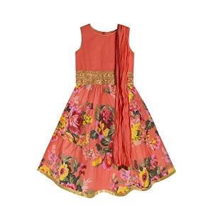 atun all things uber nice girl39s polyester readymade printed lehenga choli set  ethnic wear clothing set for festival occasions