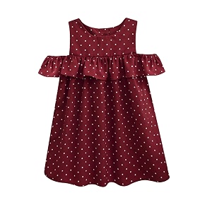 atun all things uber nice girls cotton empire waist knee length sleeveless casual dress