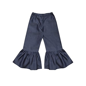 atun all things uber nice girls high rise regular elasticated waistband casual ruffle pants