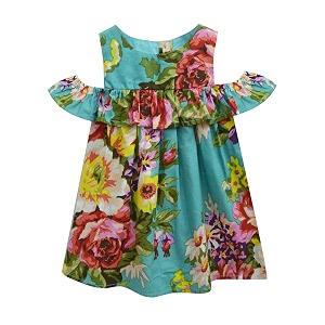 atun all things uber nice girls cotton empire waist knee length sleeveless casual dress