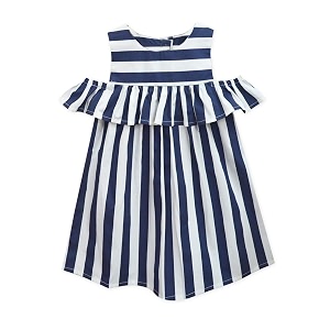 atun all things uber nice girls cotton empire waist knee length sleeveless casual dress