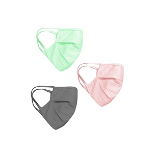 atun all things uber nice unisex cotton face mask pack of 3 afcm set mpc_mint-pink-charcoal grey_os