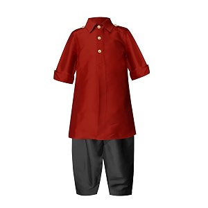 atun all things uber nice boy39s polyester solid full sleeve pathani suit set  kurta and pyjama set  ethnic clothing set for festival and special occasion  2 piece set