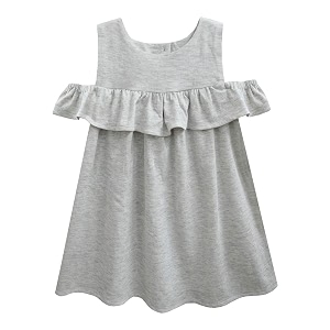 atun all things uber nice girls cotton empire waist knee length sleeveless casual dress