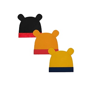 atun all things uber nice unisex kids cotton teddy cap for baby boys and girls 3 piece set