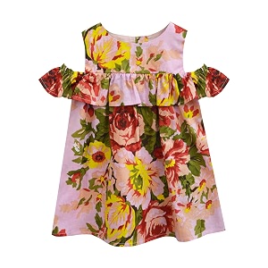 atun all things uber nice girls cotton empire waist knee length sleeveless casual dress